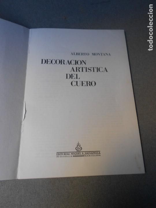 Libros de segunda mano: DECORACION ARTISTICA DEL CUERO - Foto 2