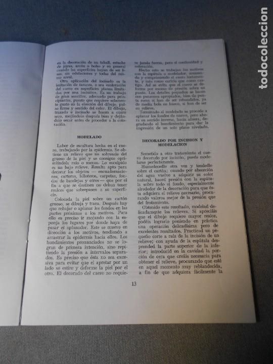 Libros de segunda mano: DECORACION ARTISTICA DEL CUERO - Foto 4