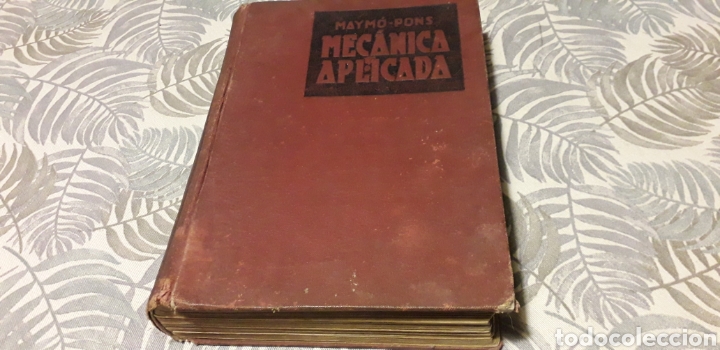 Libros de segunda mano: MEC&Aacute;NICA APLICADA, MAYM&Oacute;-PONS, - Foto 1