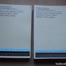 Libros de segunda mano: 2 LIBROS I Y II PEDAGOGIA EXPERIMENTAL UNED. Lote 301550923