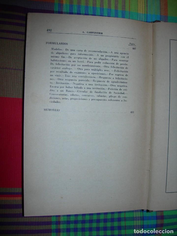 Libros de segunda mano: LA SECRETAR&Iacute;A / A.CARPINTIER - Foto 5