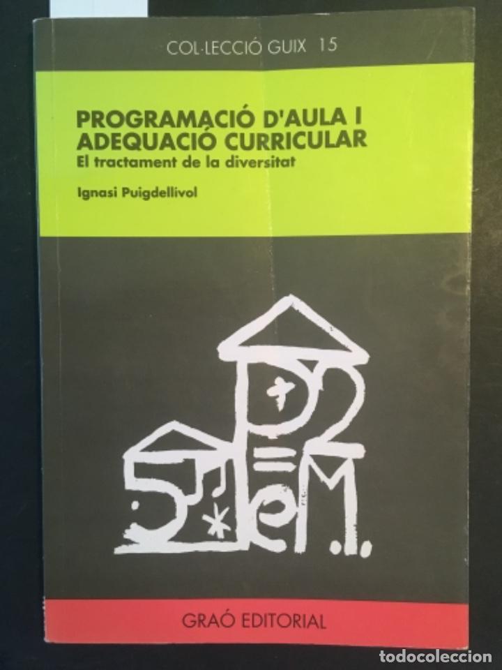 Libros de segunda mano: PROGRAMA D AULA I ADEQUACIO CURRICULAR, IGNASI PUIGDELLIVOL - Foto 1