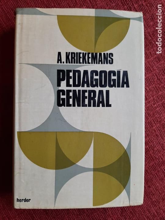 Libros de segunda mano: Pedagog&iacute;a General - Kriekemans, A. - Foto 1