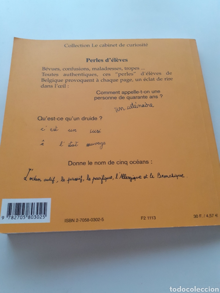 Libros de segunda mano: Perles d &eacute;l&egrave;ves, Jean Bruan, franc&eacute;s 2000 - Foto 8