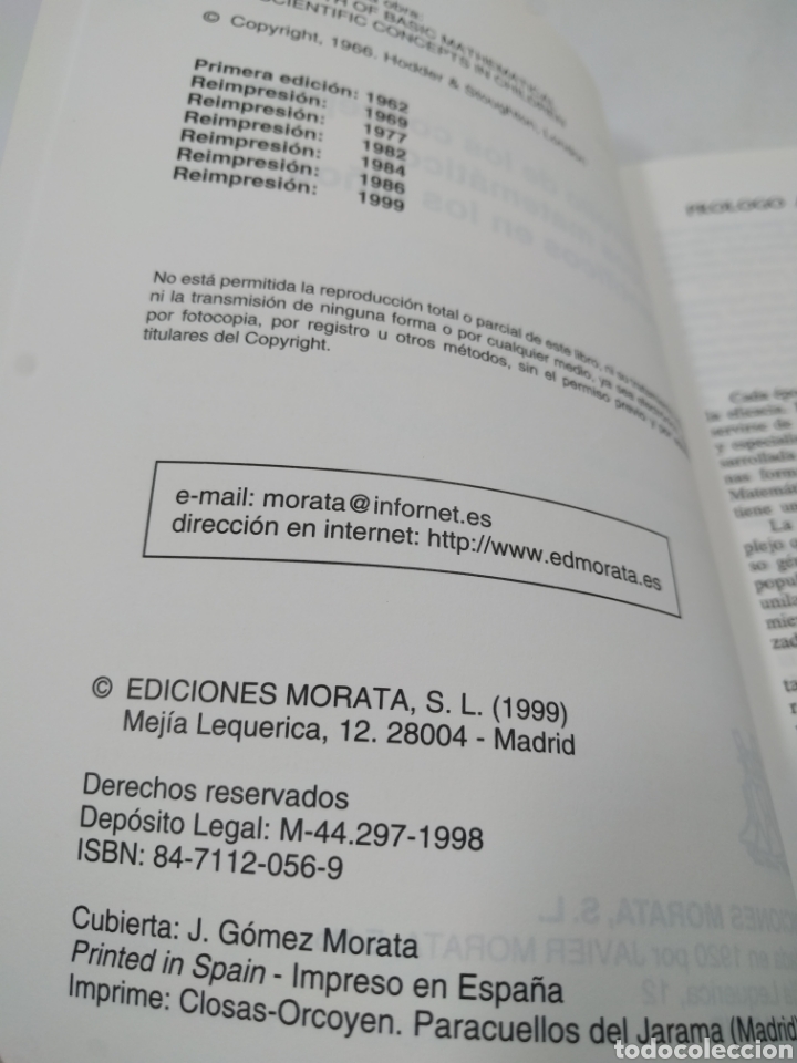 Libros de segunda mano: Desarrollo de los conceptos b&aacute;sicos matem&aacute;ticos y cient&iacute;ficos en los ni&ntilde;os. Morata - Foto 5