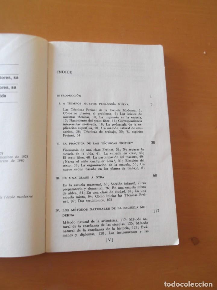 Libros de segunda mano: T&eacute;cnicas Freinet de la escuela moderna.C&eacute;lestin Freinet - Foto 4