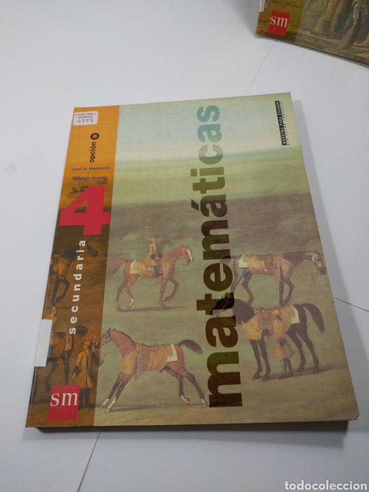 Libros de segunda mano: Matem&aacute;ticas 4. S M. Secundaria. 2 tomos. - Foto 3