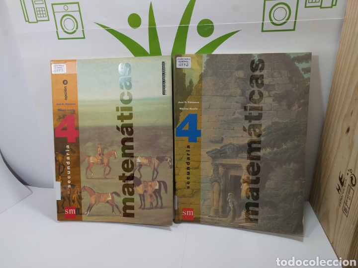 Libros de segunda mano: Matem&aacute;ticas 4. S M. Secundaria. 2 tomos. - Foto 1