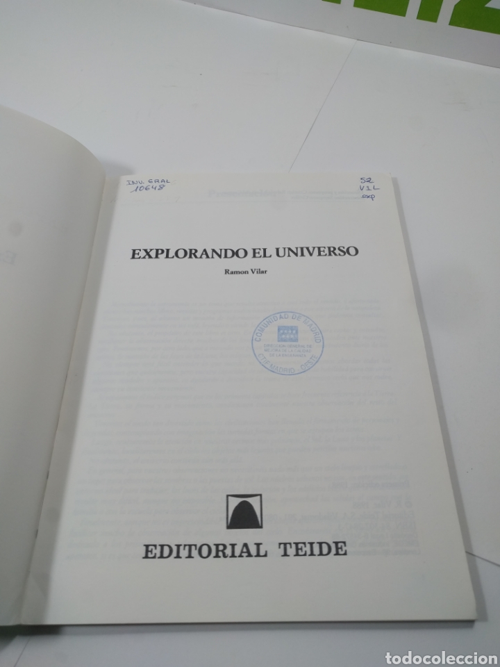 Libros de segunda mano: Explorando el universo. Teide. - Foto 3