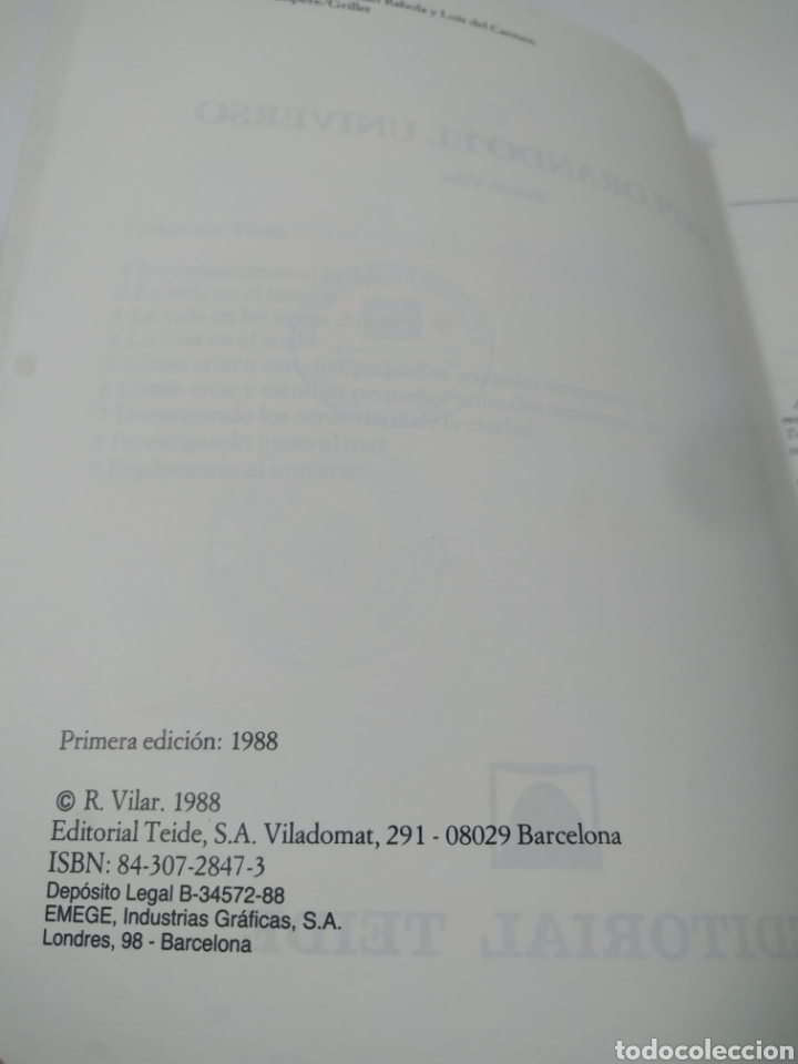 Libros de segunda mano: Explorando el universo. Teide. - Foto 4