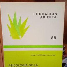 Libros de segunda mano: PSICOLOGÍA DE LA ENSEÑANZA-APRENDIZAJE BACHILLERATO FORMACIÓN PROFESIONAL,JUAN ANTONIO BERNAD MAINAR