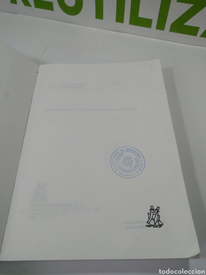 Libros de segunda mano: Comprender y transformar la ense&ntilde;anza. Cuarta edici&oacute;n. Morata. - Foto 3