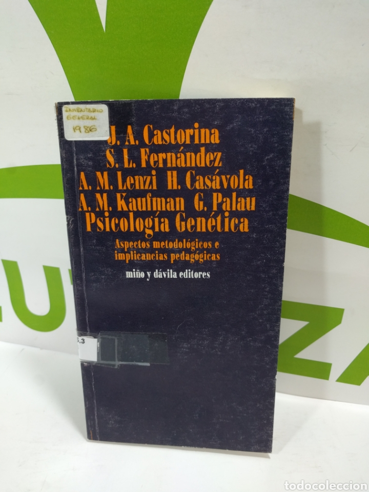 Gebrauchte B&uuml;cher: Psicolog&iacute;a gen&eacute;tica. Aspectos metodol&oacute;gicos e implicancias pedag&oacute;gicas. Mi&ntilde;o y D&aacute;vila editores.