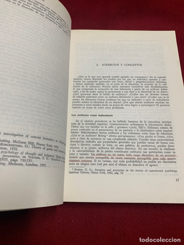 Libros de segunda mano: El proceso mental en el aprendizaje. Jerome S. Brunner. - Foto 8