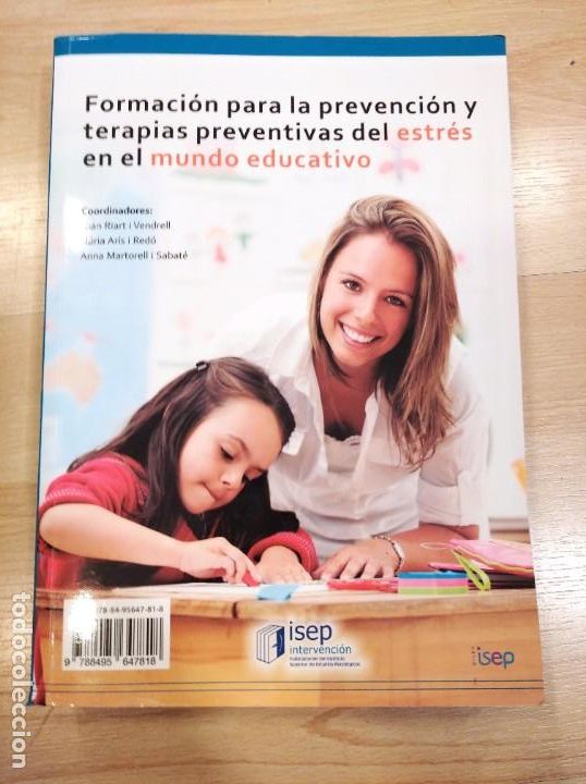Second hand books: 'Formaci&oacute;n para la prevenci&oacute;n y terapias preventivas del estr&eacute;s en el mundo educativo'
