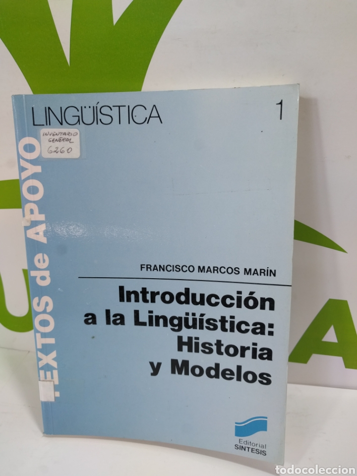 Libros de segunda mano: Introducci&oacute;n a la ling&uuml;&iacute;stica historia y modelos. Editorial S&iacute;ntesis. - Foto 1
