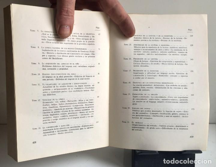 Libros de segunda mano: DID&Aacute;CTICA DE LA LENGUA ESPA&Ntilde;OLA. Ram&oacute;n Esquer Torres - Foto 7