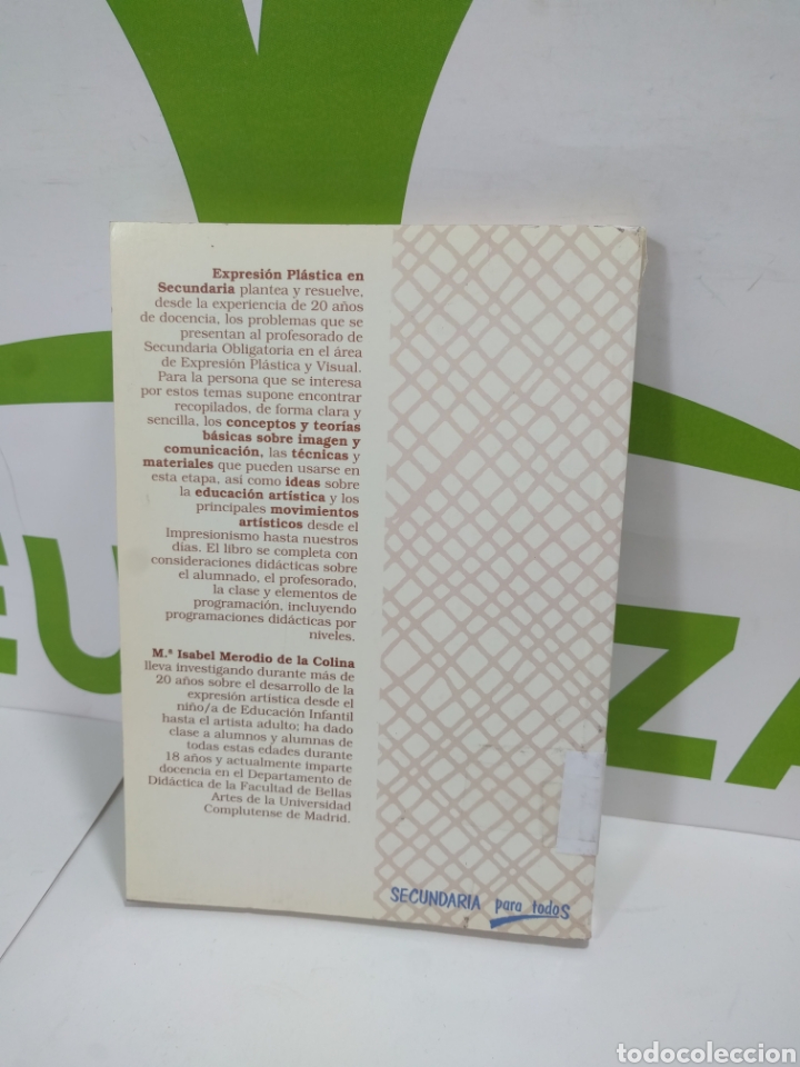 Libros de segunda mano: Expresi&oacute;n pl&aacute;stica en secundaria. Isabel Merodio. Narcea. - Foto 2