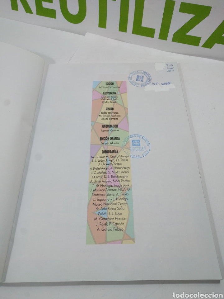 Libros de segunda mano: Educaci&oacute;n pl&aacute;stica y visual I. Primer ciclo. Anaya. - Foto 4