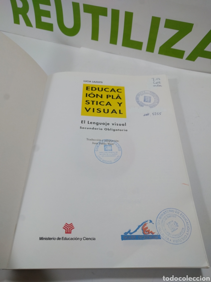 Libros de segunda mano: De canci&oacute;n pl&aacute;stica y visual. El lenguaje visual. Secundaria obligatoria. Mare Nostrum. - Foto 3