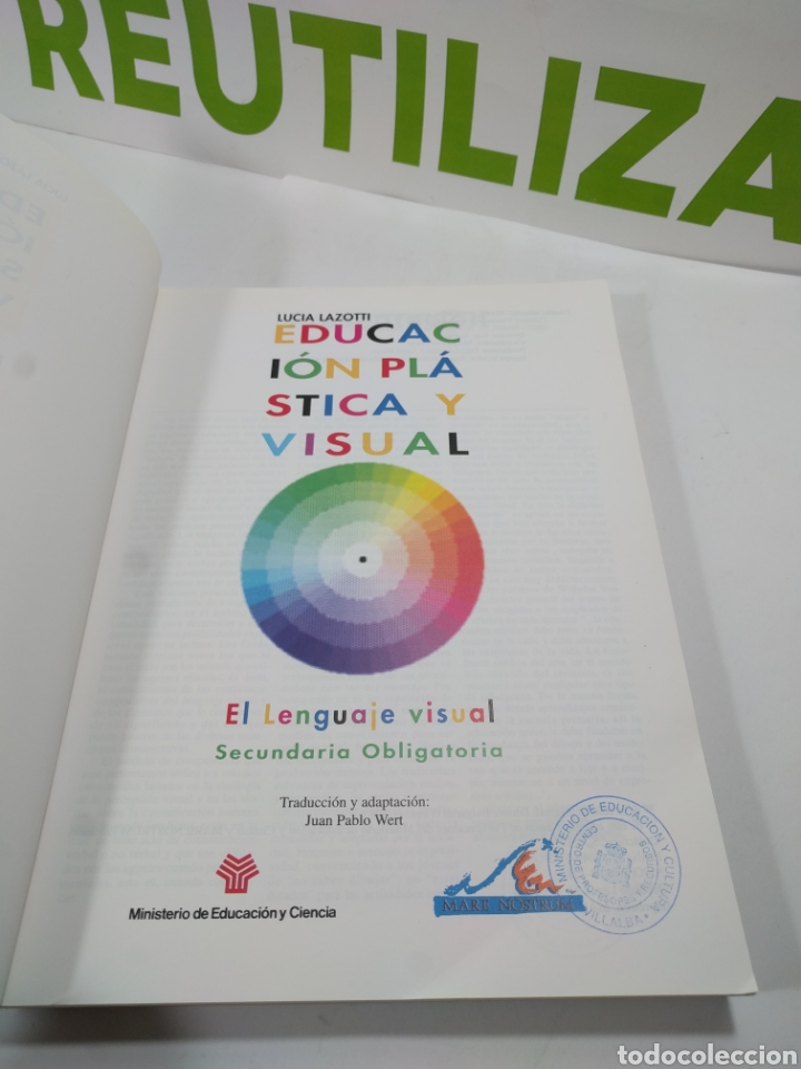 Libros de segunda mano: De canci&oacute;n pl&aacute;stica y visual. El lenguaje visual. Secundaria obligatoria. Mare Nostrum. - Foto 4