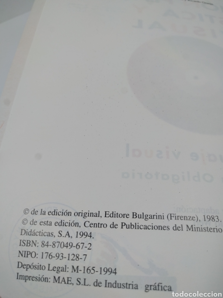 Libros de segunda mano: De canci&oacute;n pl&aacute;stica y visual. El lenguaje visual. Secundaria obligatoria. Mare Nostrum. - Foto 5