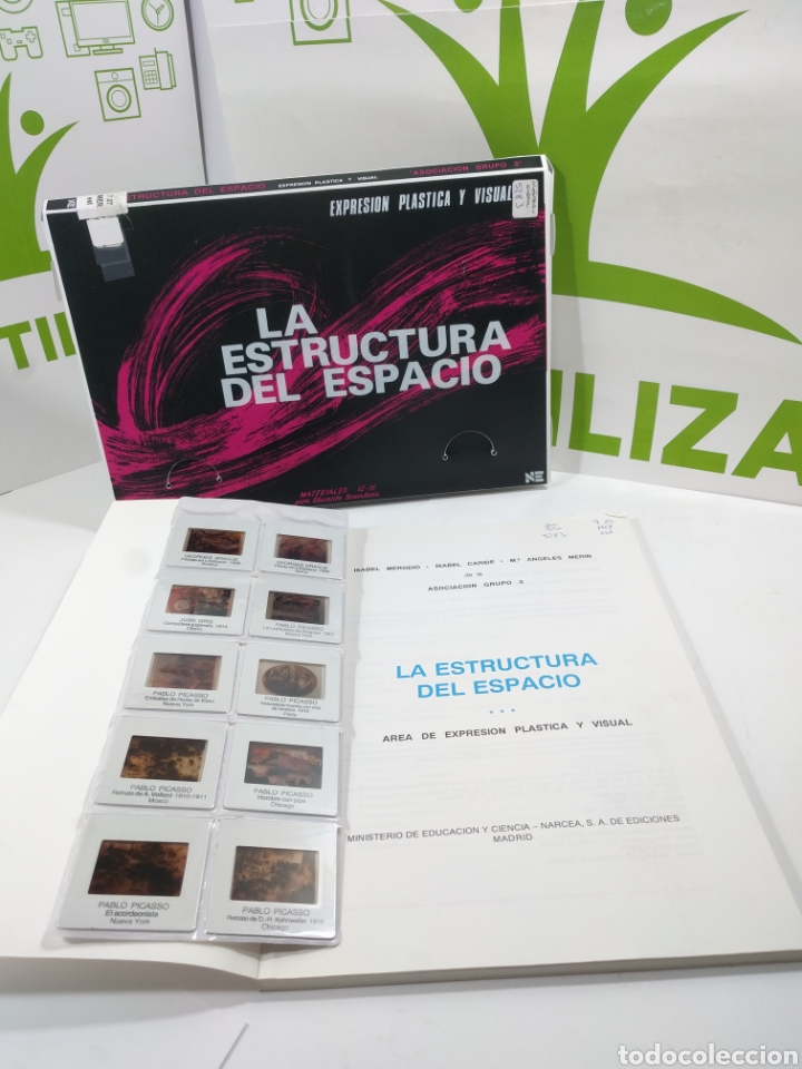 Libros de segunda mano: La estructura del espacio. Expresi&oacute;n pl&aacute;stica y visual. Materiales para educaci&oacute;n secundaria. - Foto 2