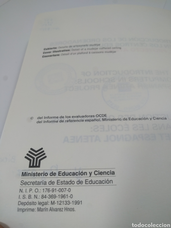 Libros de segunda mano: Proyecto Atenea. Ocde - Foto 3