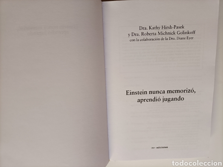 Libros de segunda mano: Einstein nunca memorizo, aprendi&oacute; jugando - Foto 7