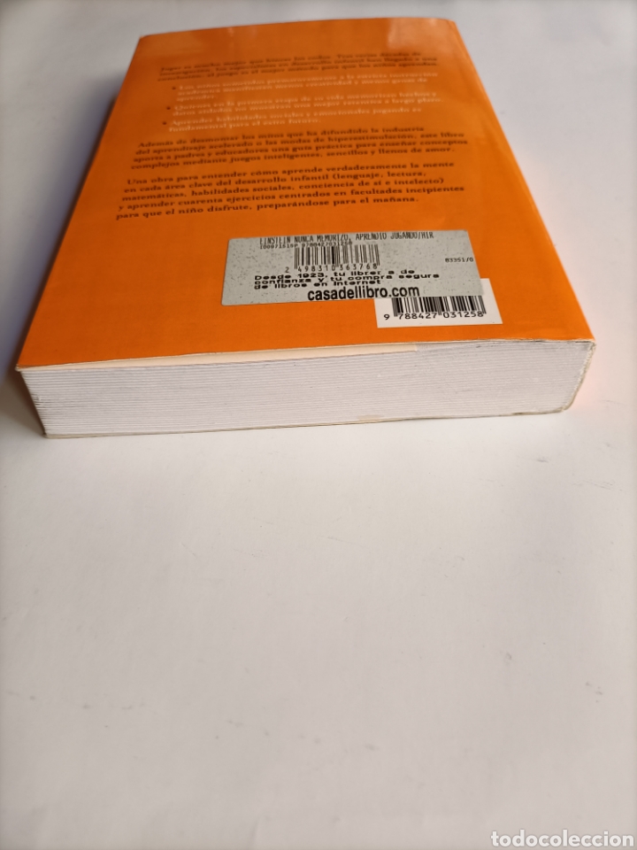 Libros de segunda mano: Einstein nunca memorizo, aprendi&oacute; jugando - Foto 8
