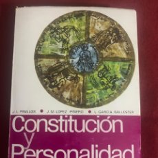 Libros de segunda mano: CONSTITUCIÓN Y PERSONALIDAD. HISTORIA Y TEORÍA DE UN PROBLEMA.. Lote 337422403
