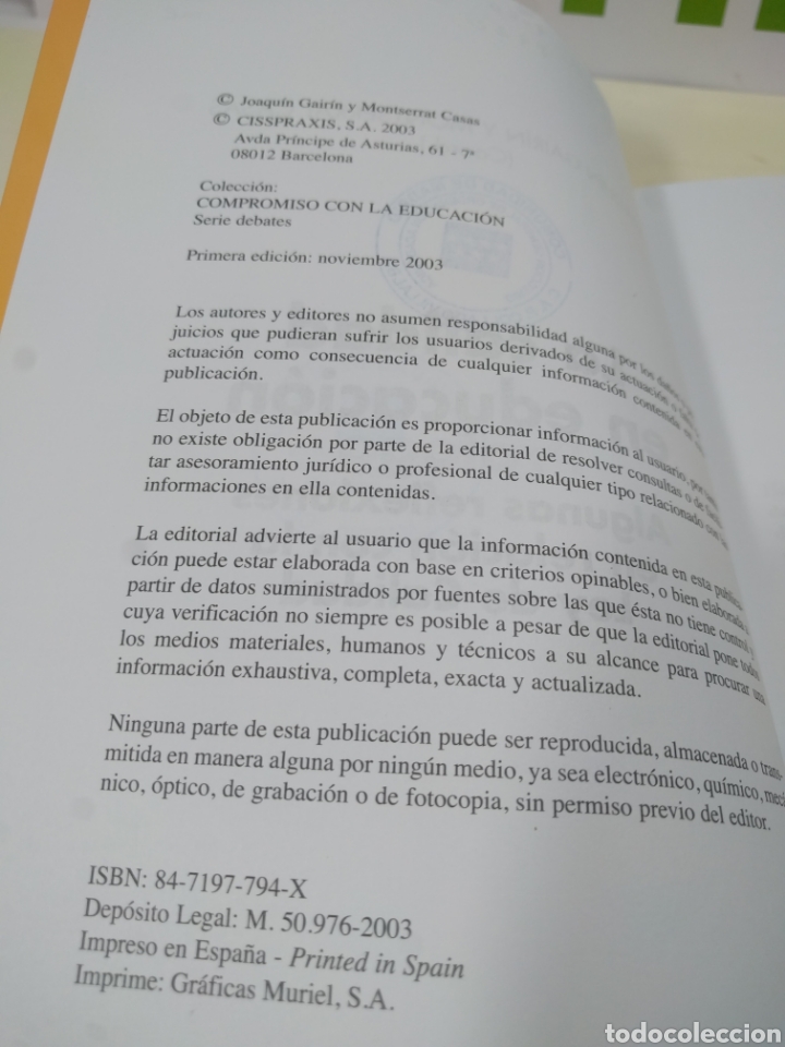 Libros de segunda mano: La calidad en educaci&oacute;n. Praxis. - Foto 4