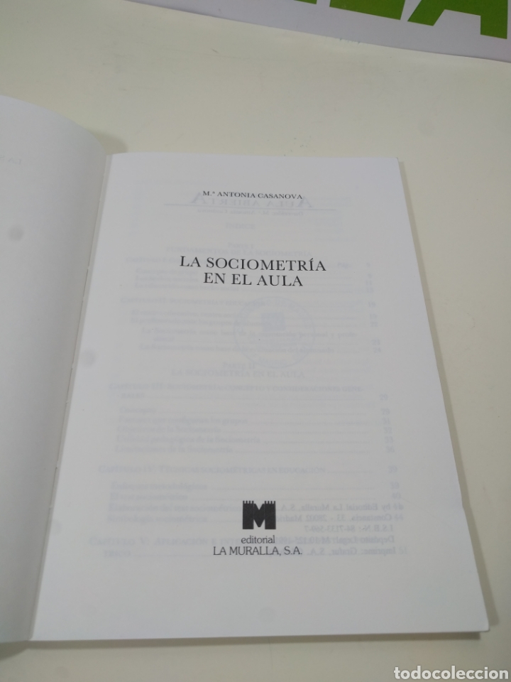 Libros de segunda mano: La sociometia en el aula. La muralla. - Foto 3