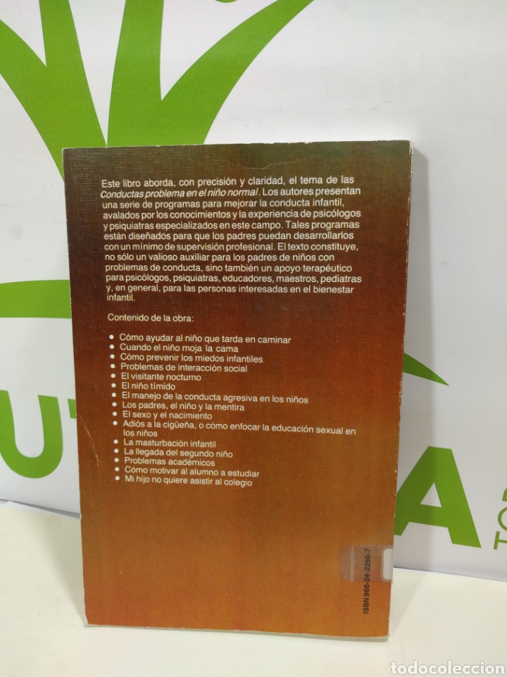 Libros de segunda mano: Conductas problemas en el ni&ntilde;o normal programas preventivos y terap&eacute;uticos. - Foto 2