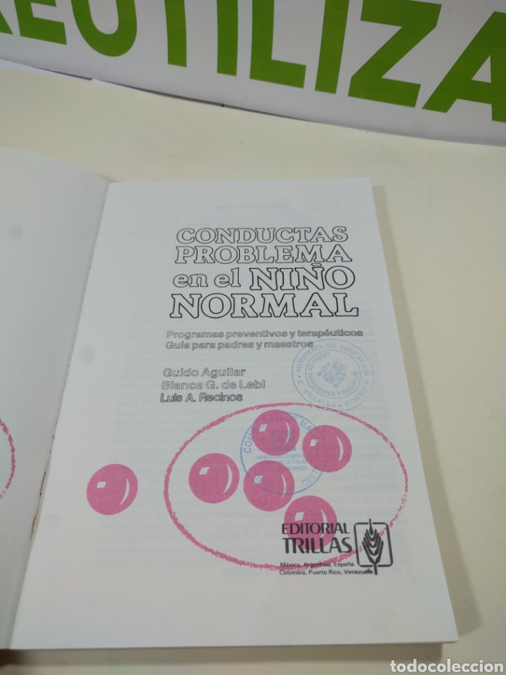 Libros de segunda mano: Conductas problemas en el ni&ntilde;o normal programas preventivos y terap&eacute;uticos. - Foto 4