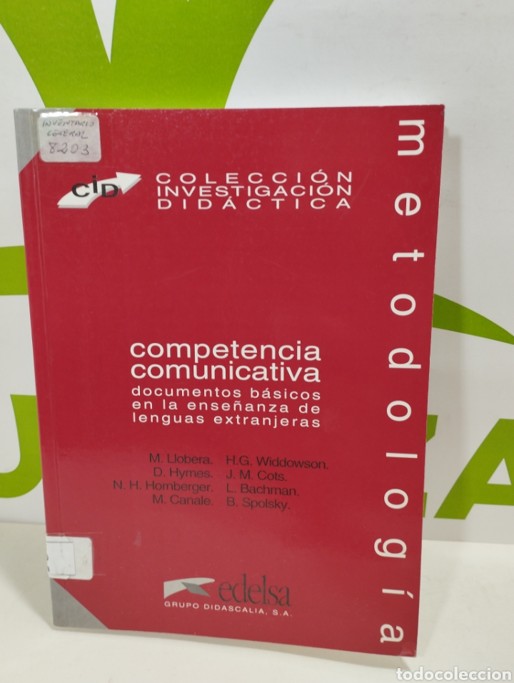 Libros de segunda mano: Colecci&oacute;n investigaci&oacute;n did&aacute;ctica. Competencia comunicativa. Documentos b&aacute;sicos en la ense&ntilde;anza de.. - Foto 1