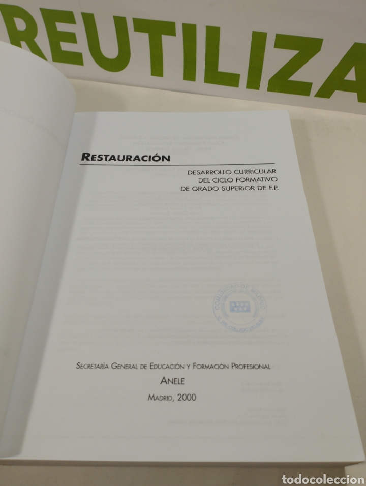 Libros de segunda mano: Restauraci&oacute;n. Grado superior. FP. Anele - Foto 4