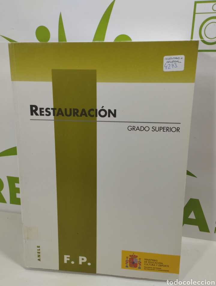 Libros de segunda mano: Restauraci&oacute;n. Grado superior. FP. Anele - Foto 1