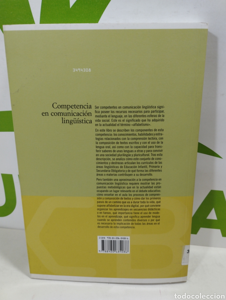 Libros de segunda mano: Competencia en comunicaci&oacute;n ling&uuml;&iacute;stica alianza editorial. - Foto 2
