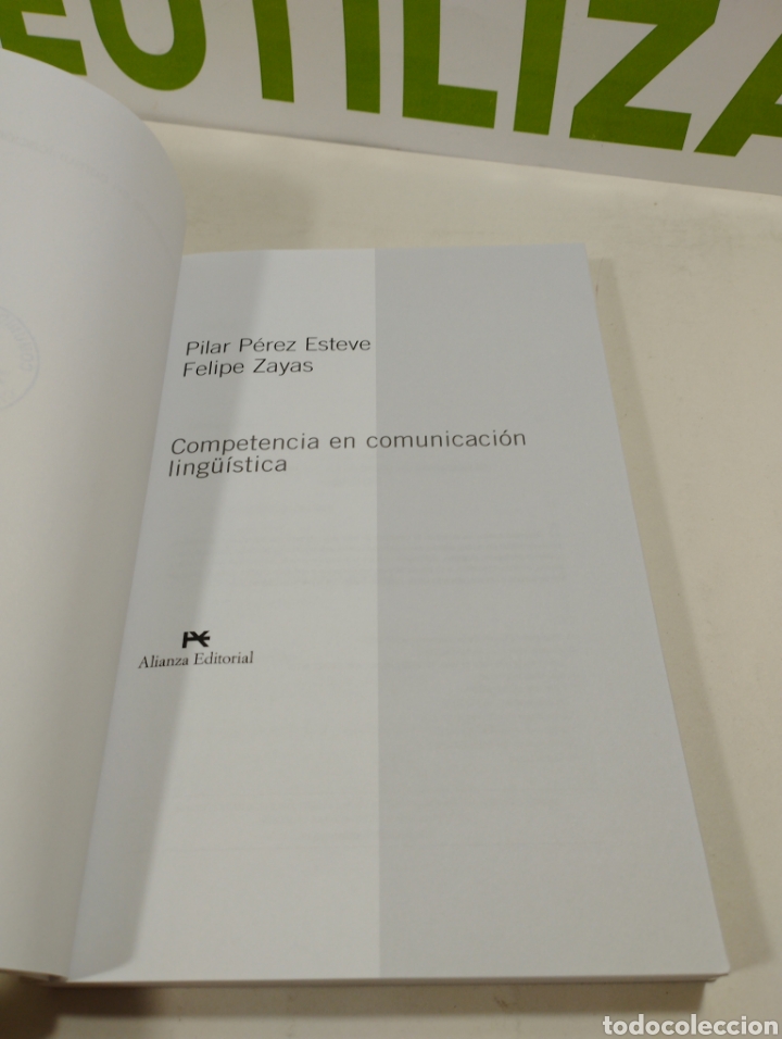 Libros de segunda mano: Competencia en comunicaci&oacute;n ling&uuml;&iacute;stica alianza editorial. - Foto 5