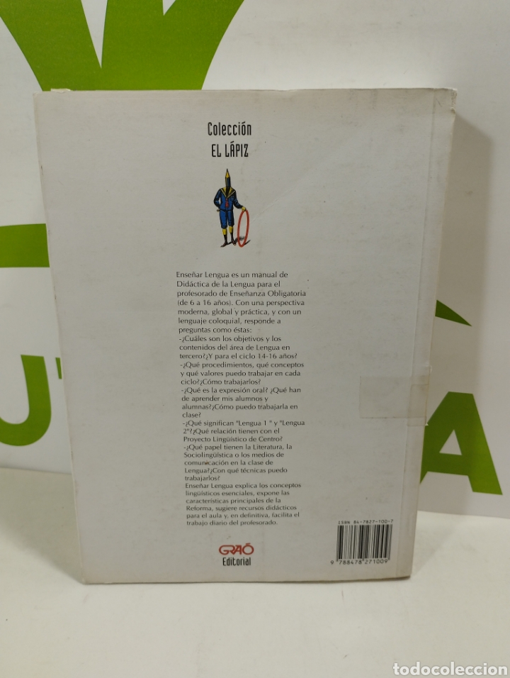 Libros de segunda mano: Ense&ntilde;ar lengua. Colecci&oacute;n el l&aacute;piz. Grao editorial. - Foto 2