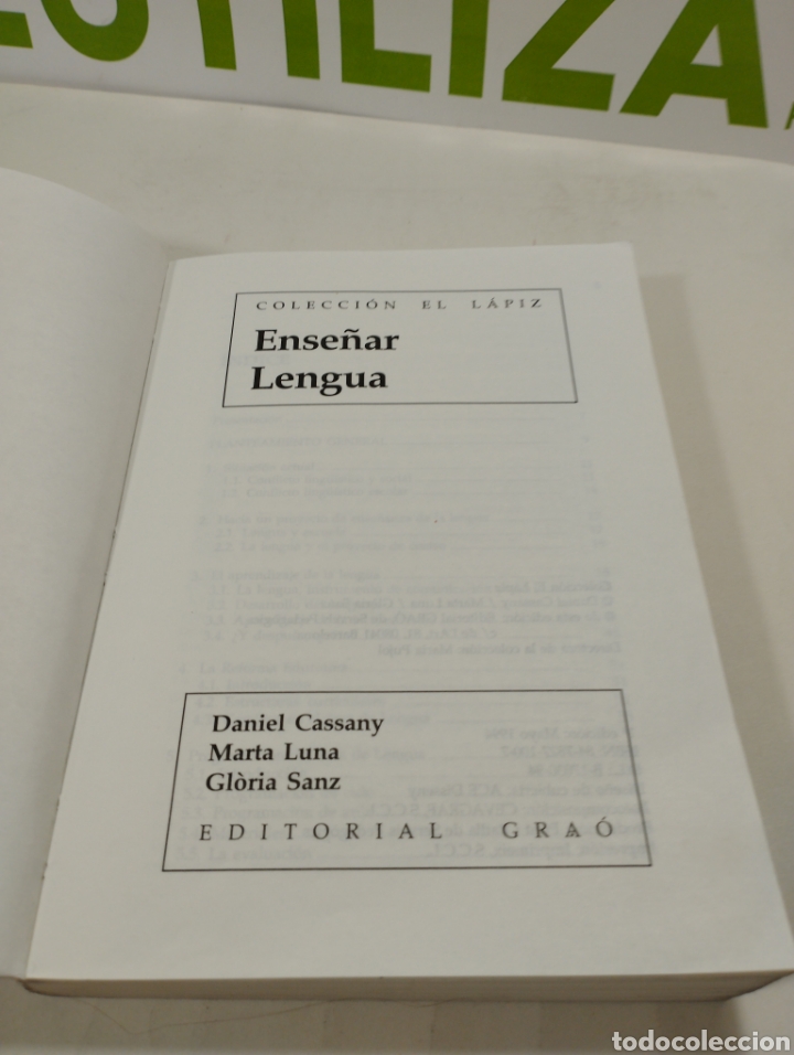 Libros de segunda mano: Ense&ntilde;ar lengua. Colecci&oacute;n el l&aacute;piz. Grao editorial. - Foto 4