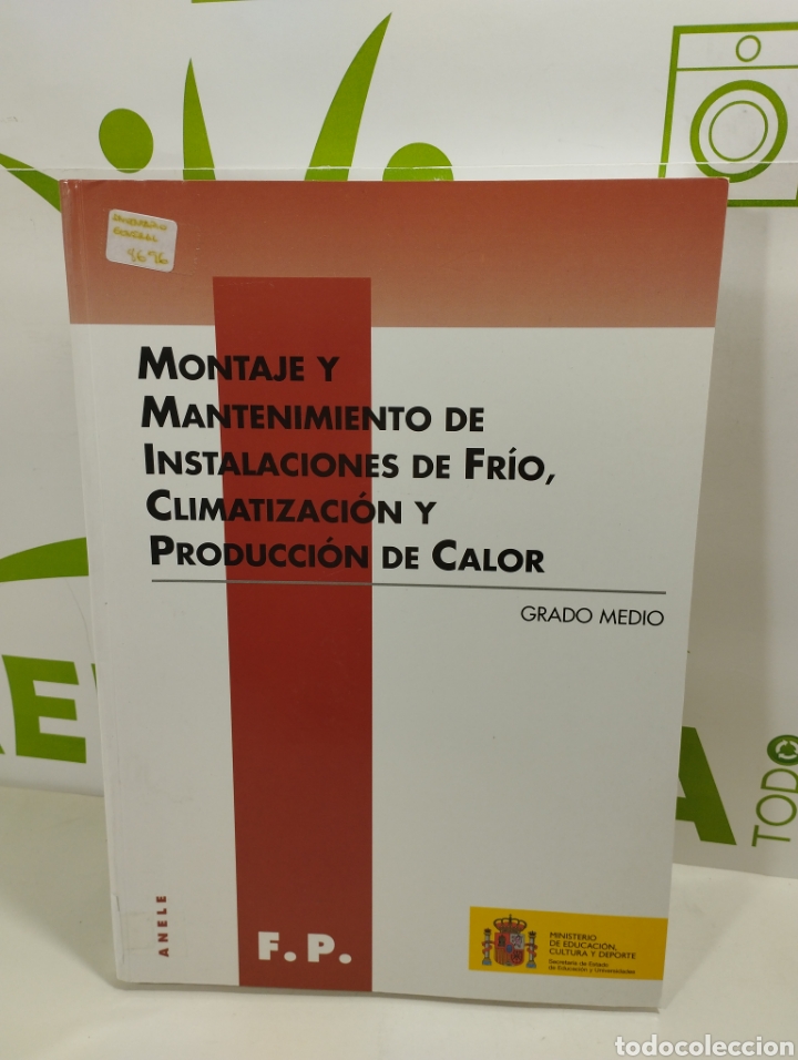 Livros em segunda m&atilde;o: Montaje y mantenimiento de instalaciones de fr&iacute;o climatizaci&oacute;n y producci&oacute;n de calor grado medio FP.