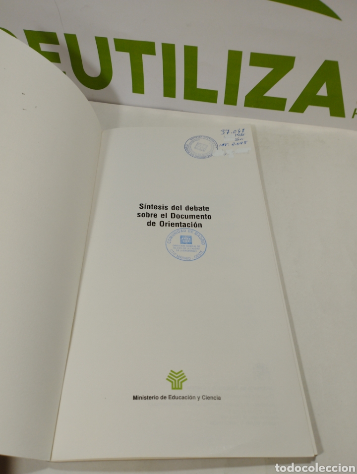 Libros de segunda mano: S&iacute;ntesis del debate sobre el documento de orientaci&oacute;n. Documentos. - Foto 2