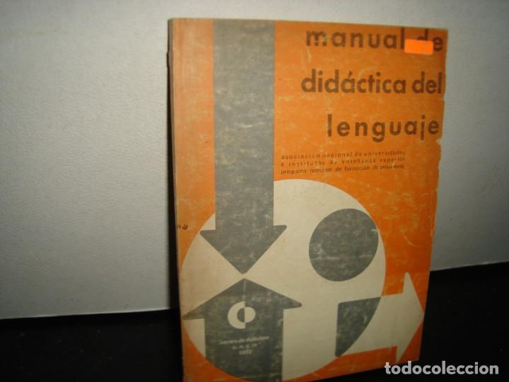 Libros de segunda mano: 15- MANUAL DE DID&Aacute;CTICA DEL LENGUAJE - Foto 1