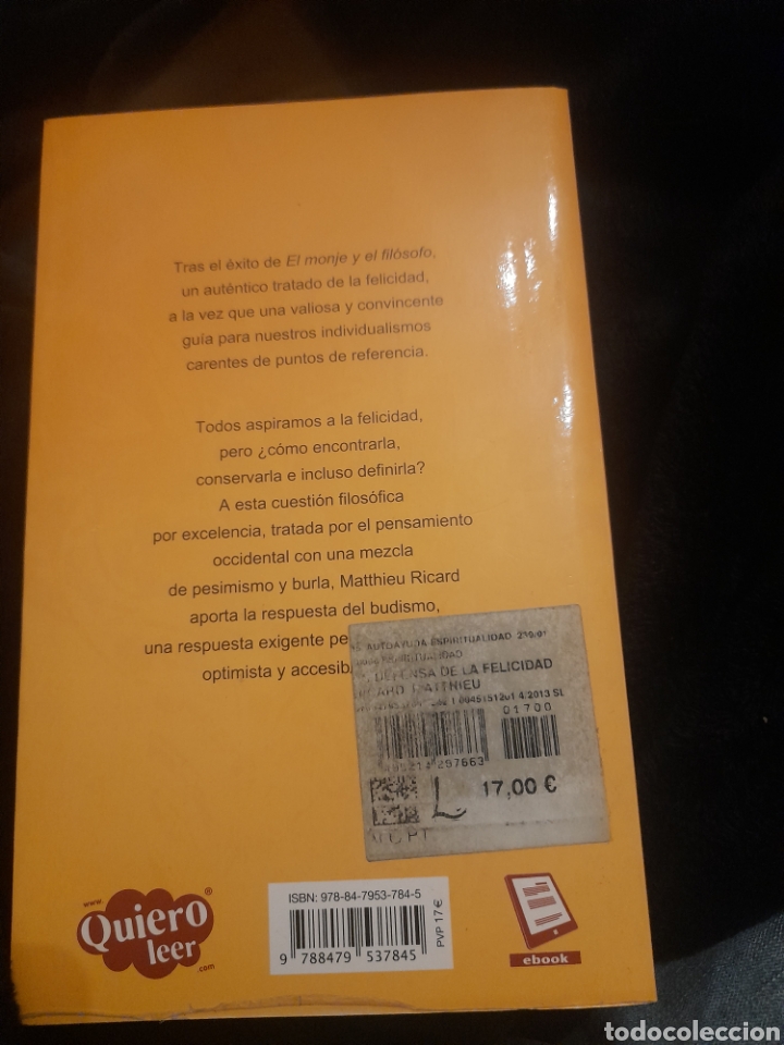 Libros de segunda mano: En defensa de la Felicidad - Foto 2