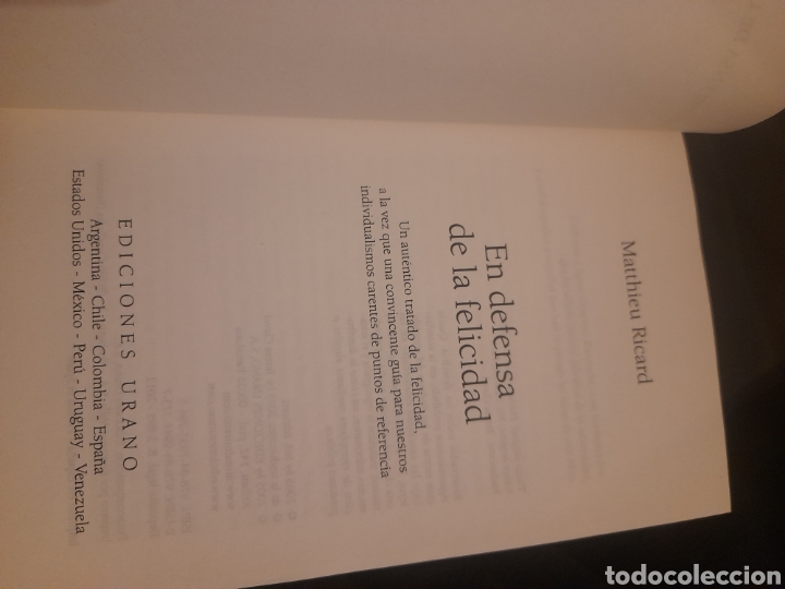 Libros de segunda mano: En defensa de la Felicidad - Foto 3