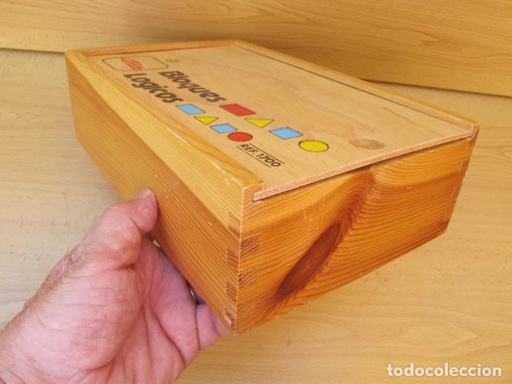 Libros de segunda mano: CAJA DE BLOQUES L&Oacute;GICOS .- ( material de madera ) .- EDICIONES GOULA - Foto 2