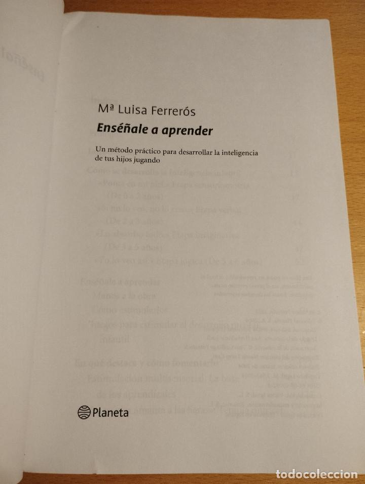 Libros de segunda mano: ENS&Eacute;&Ntilde;ALE A APRENDER (M&ordf; LUISA FERRER&Oacute;S) - Foto 2