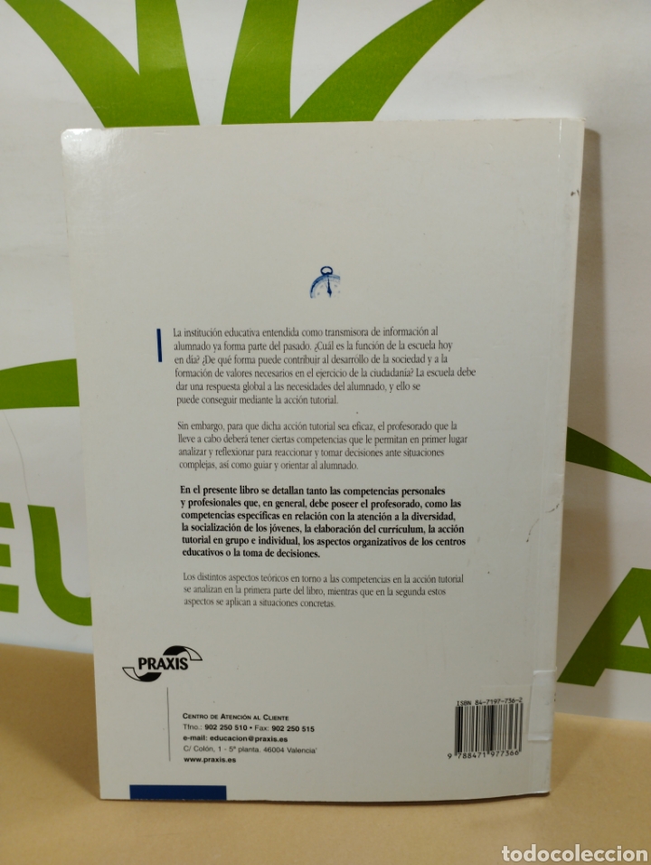 Libros de segunda mano: Las competencias del profesorado para la acci&oacute;n tutorial. Praxis. - Foto 2